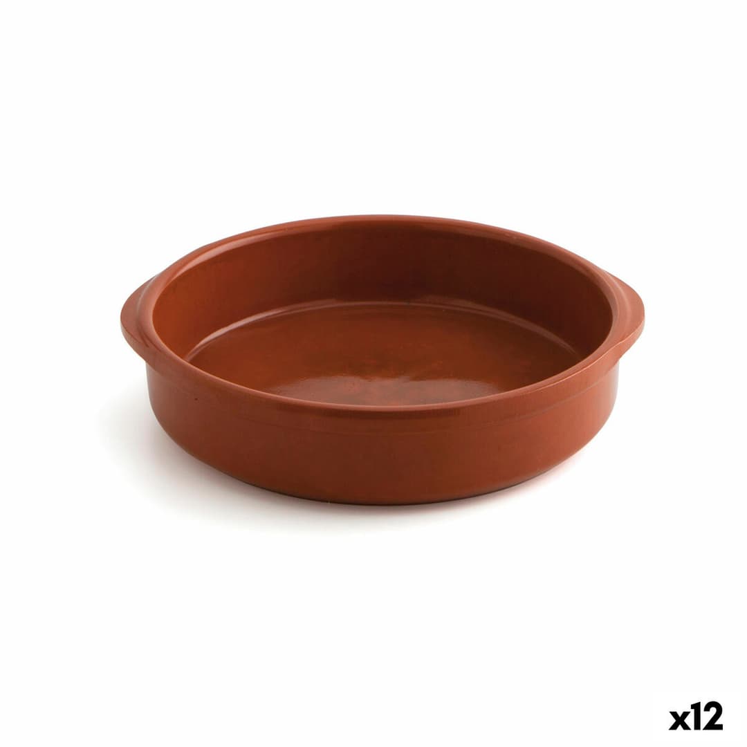 Saucepan Raimundo Barro Profesional Brown Ceramic Ø 22 cm (12 Units)