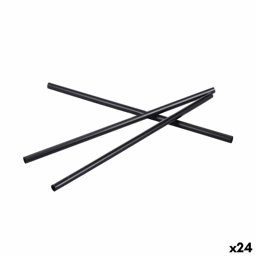 Reusable Drinking Straw Algon Plastic 19,5 cm 8 mm 25 Pieces 24 Units