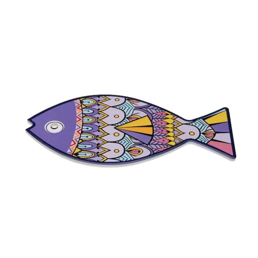 Table Mat Versa Cork Ceramic Fish 14 x 0,7 x 20 cm