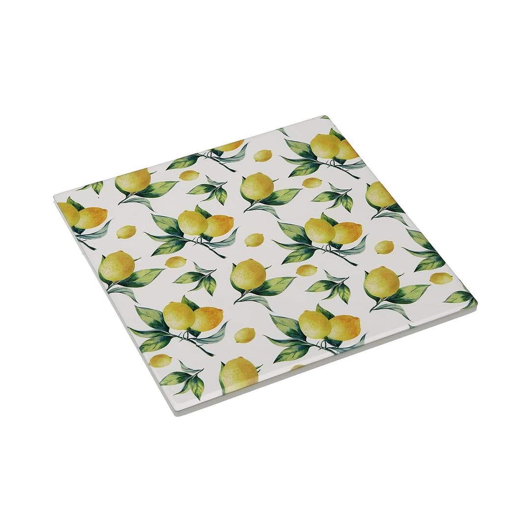 Table Mat Versa Cork Ceramic Lemon 20 X 0,6 X 20 CM