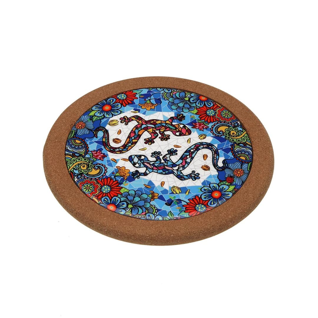 Table Mat Versa Cork Ceramic Salamander 20 X 0,6 X 20 CM