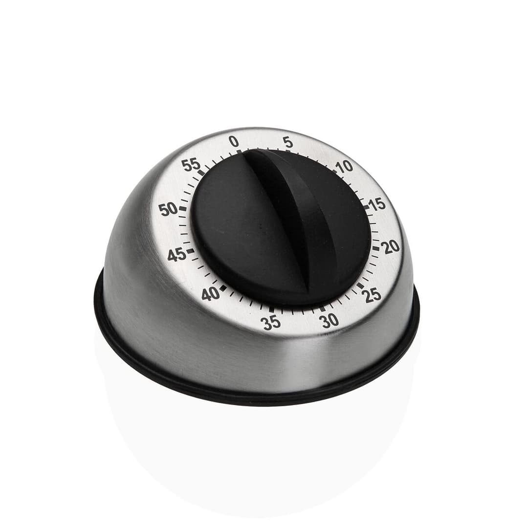 Kitchen Timer Versa 9,6 x 6,8 x 9,6 cm Black