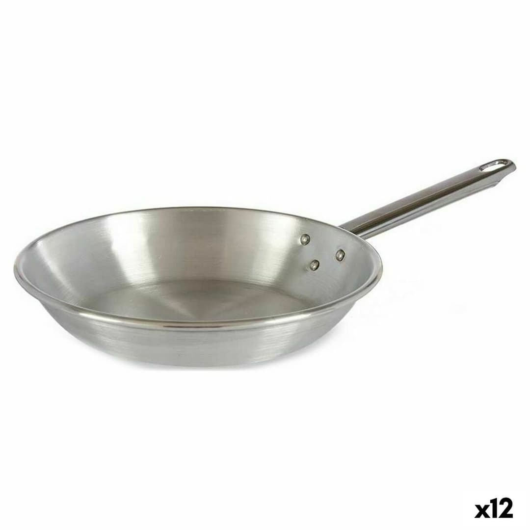 Pan Kinvara Silver Aluminium Ø 24 cm (12 Units)