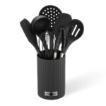 Set of Kitchen Knives and Stand Feel Maestro MR-1542-BLACK