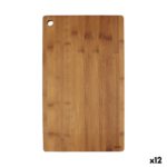 Cutting board Quttin Dark brown 45 x 27 x 1,7 cm (12 Units)