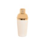 Cocktail Maker Home ESPRIT White Golden Stainless steel Aluminium 9,5 x 9,5 x 22 cm