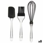 Set of Kitchen Utensils Kinvara Silicone Plastic 14,5 x 29 x 5 cm 15,5 x 34 x 6 cm Bakery (8 Units)