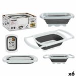 Strainer Kinvara White Grey polypropylene TPR 60 x 26 x 12 cm 39,5 x 4,5 x 26 cm (6 Units)