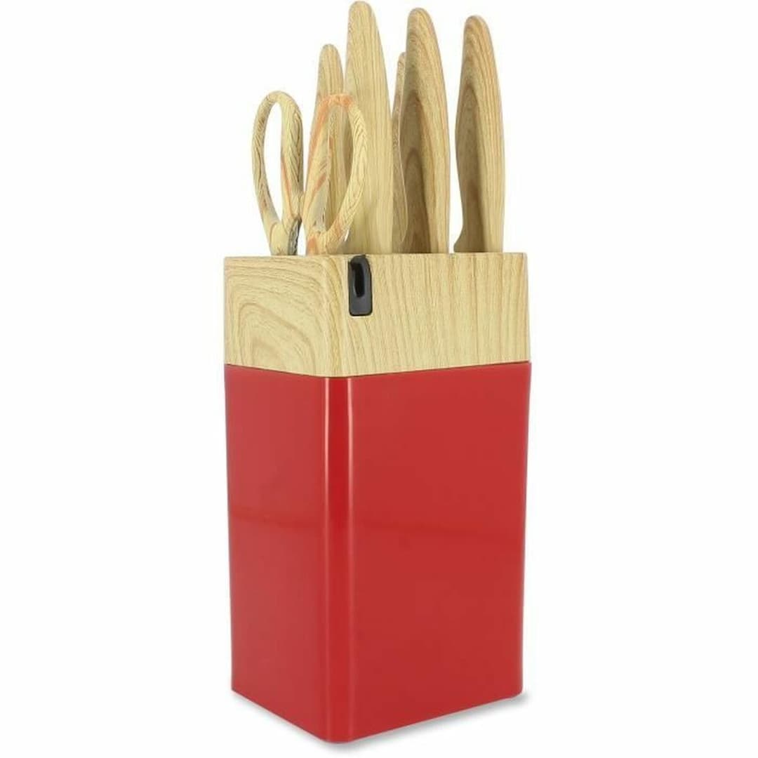Knife Set Menastyl polypropylene Pink 6 Pieces (6 Units)