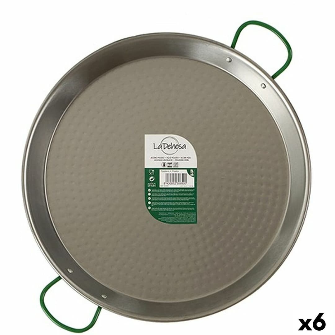 Pan La Dehesa Silver Polished Steel Ø 42 cm 54 x 5 x 42,5 cm (6 Units)
