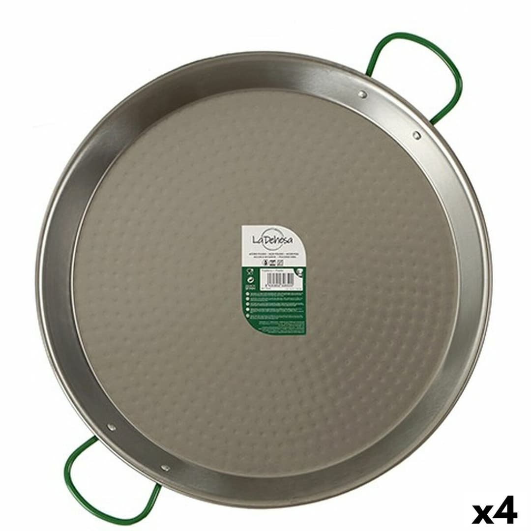 Pan La Dehesa Silver Polished Steel Ø 55 cm 69 x 5,5 x 56 cm (4 Units)
