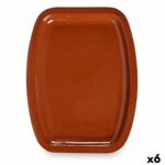 Oven Dish La Dehesa Baked clay 30 x 4 x 40 cm 40 x 4 x 30 cm (6 Units)