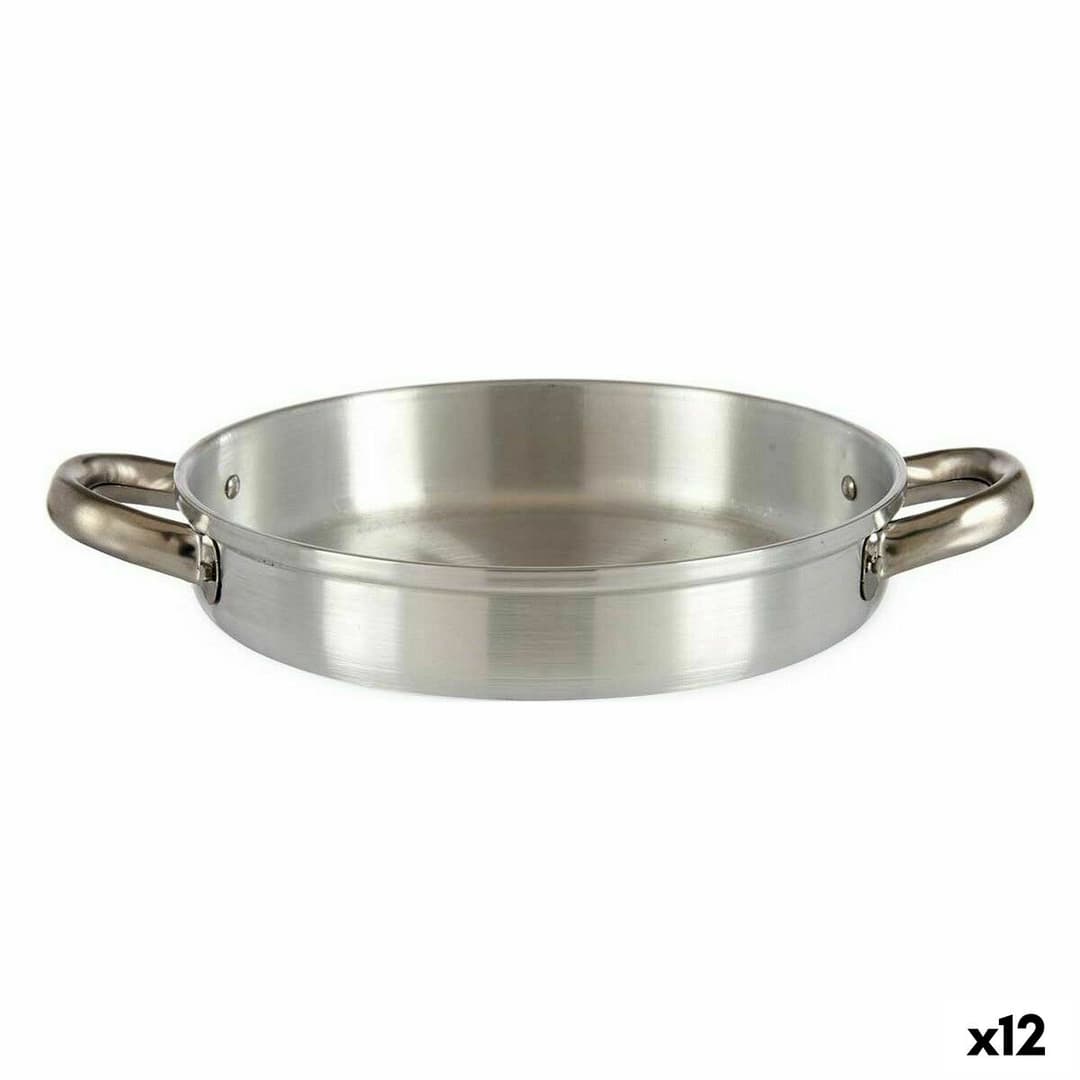 Pan Kinvara Silver Aluminium Ø 22 cm (12 Units)
