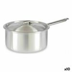 Saucepan with Lid Kinvara Silver Aluminium 4 L 24,5 x 12 x 41 cm 41 x 12 x 24,5 cm (10 Units)