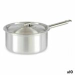Saucepan with Lid Kinvara Silver Aluminium 2 L 20 x 12 x 35,5 cm 35,5 x 12 x 20 cm (10 Units)