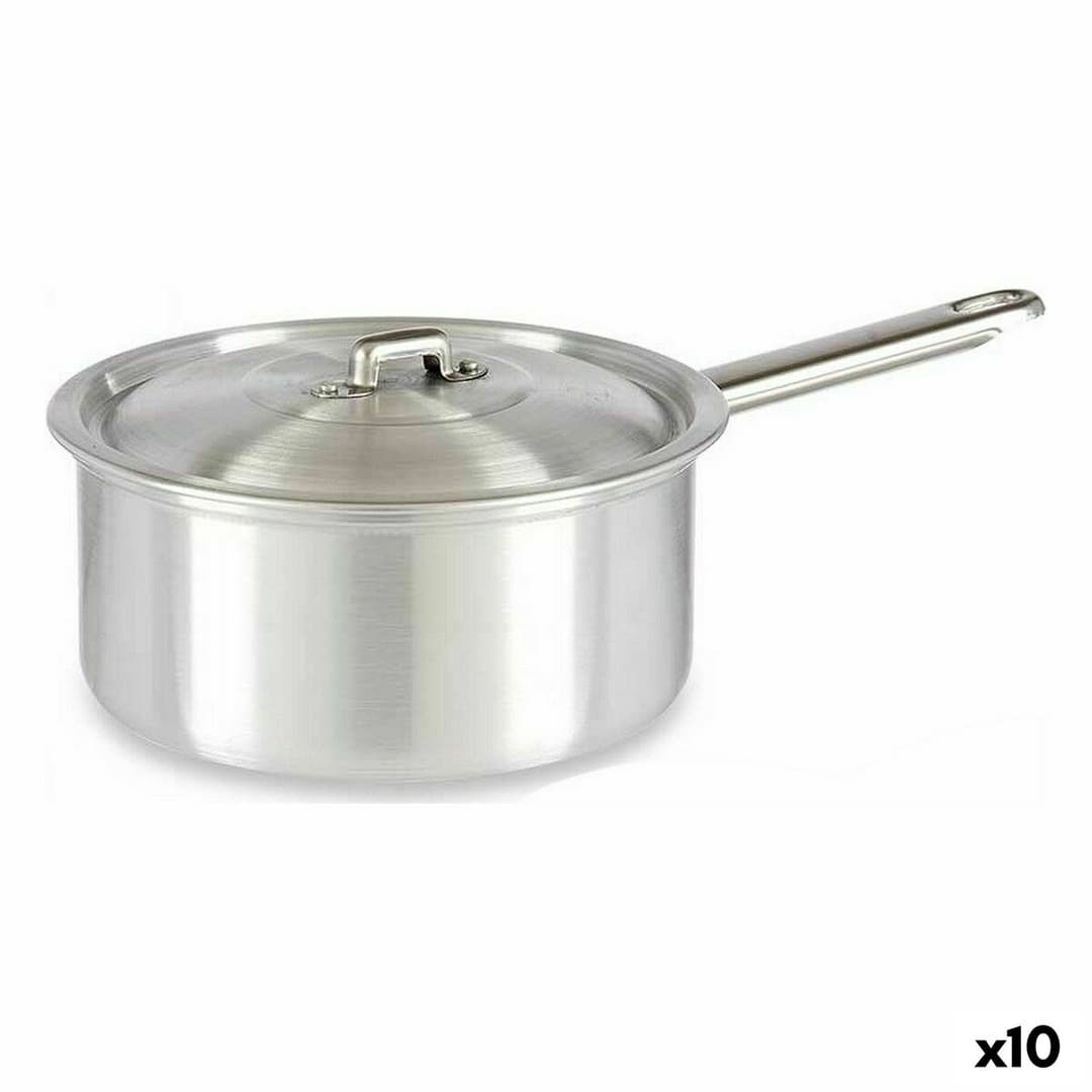 Saucepan with Lid Kinvara Silver Aluminium 2 L 20 x 12 x 35,5 cm 35,5 x 12 x 20 cm (10 Units)