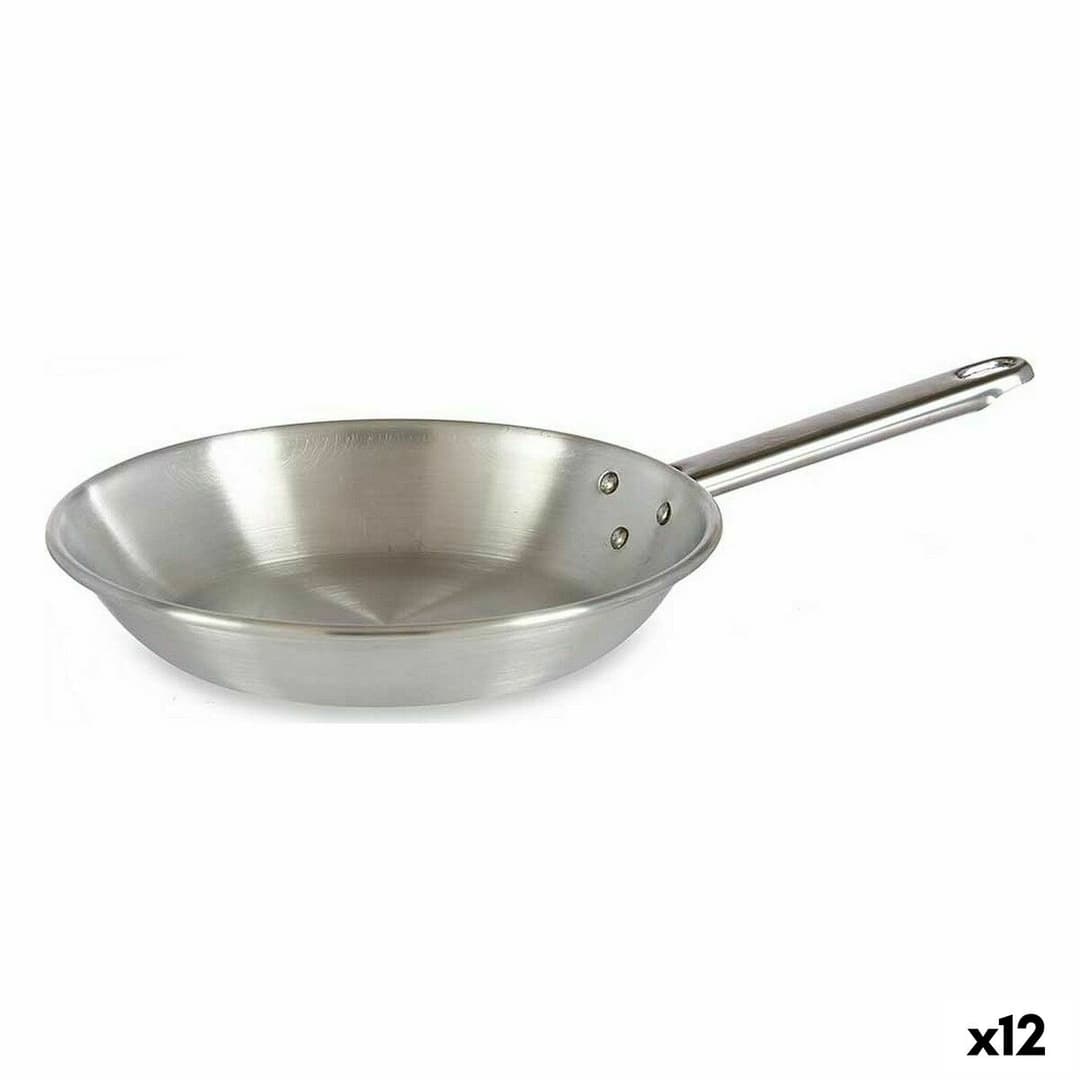 Pan Kinvara Silver Aluminium Ø 22 cm (12 Units)