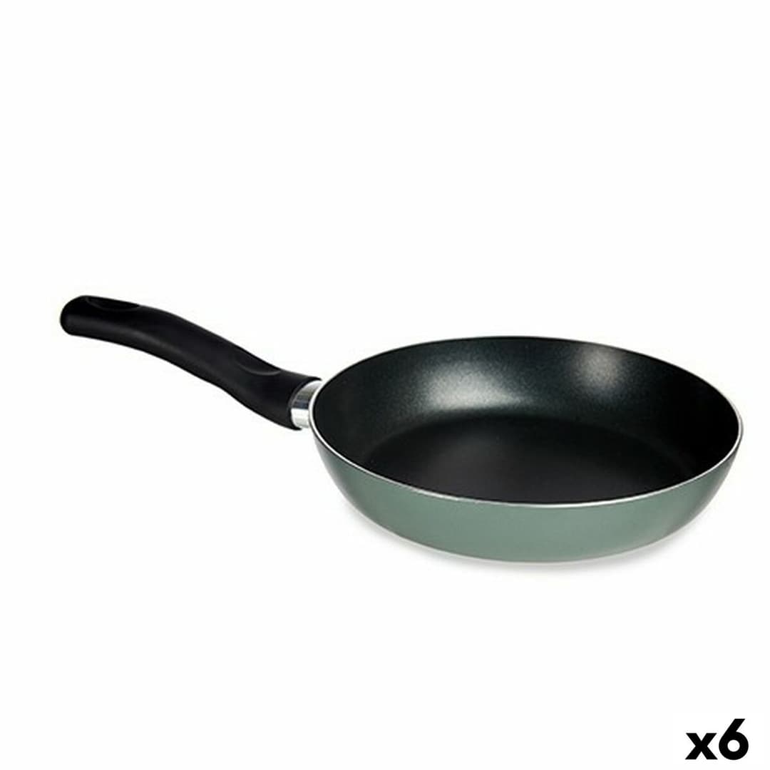 Pan Green Aluminium 30 cm (6 Units)