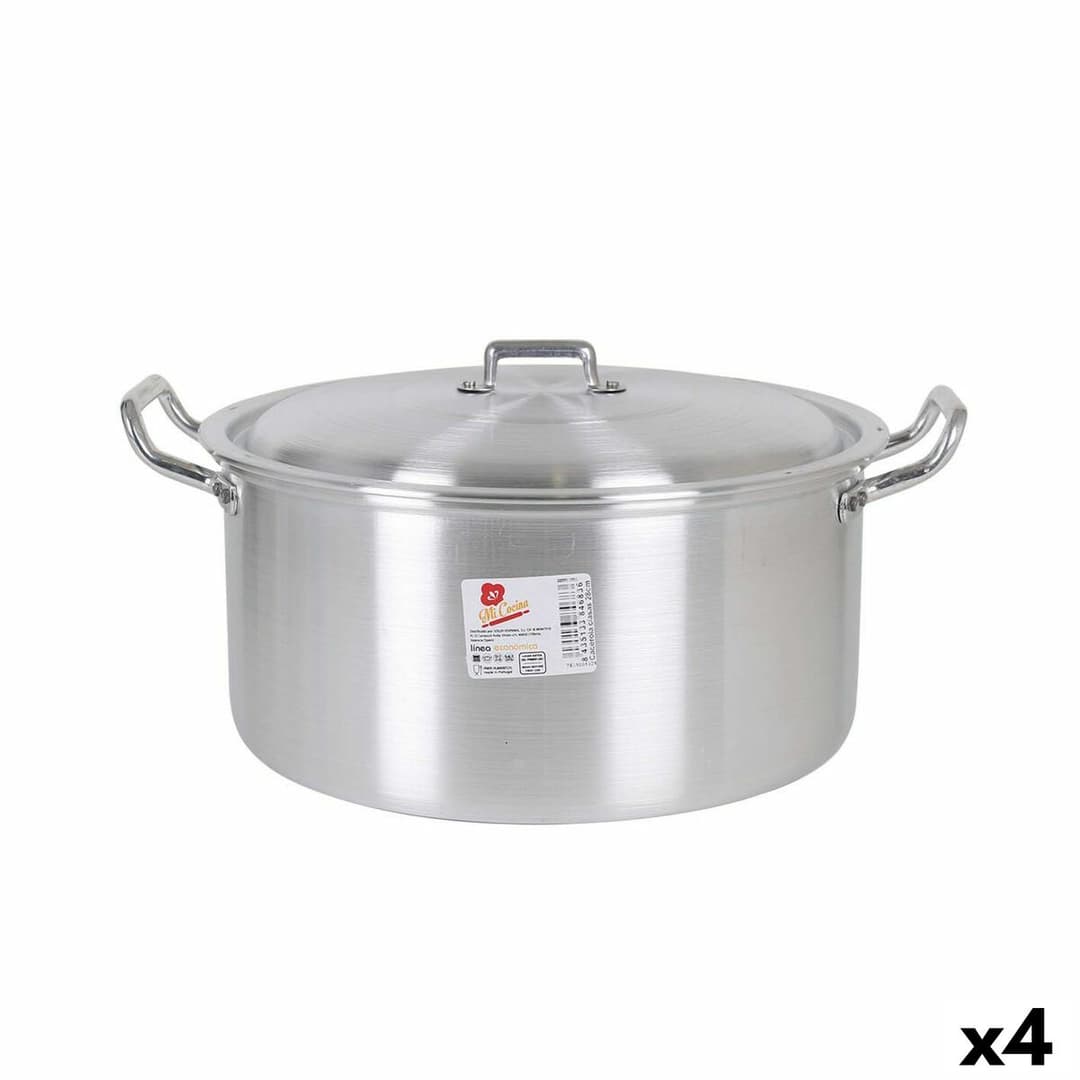 Casserole with lid 35 x 29 x 17 cm (4 Units)