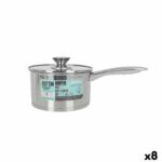 Saucepan with Lid Quttin Hermes 2,2 L Steel (8 Units)