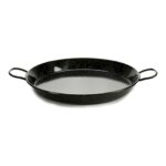 Pan La Dehesa Black Enamelled Steel Ø 80 cm 97 x 8 x 97 cm