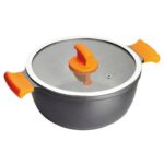 Casserole with lid Inoxibar ABSOLUT Black