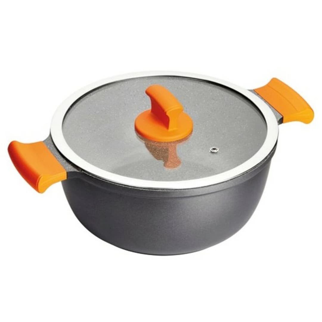 Casserole with lid Inoxibar ABSOLUT Black