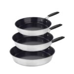 Set of Frying Pans Masterpro Smart Stainless steel 3 Pieces