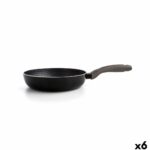 Pan Quid Honey Black Metal Ø 24 cm (6 Units)