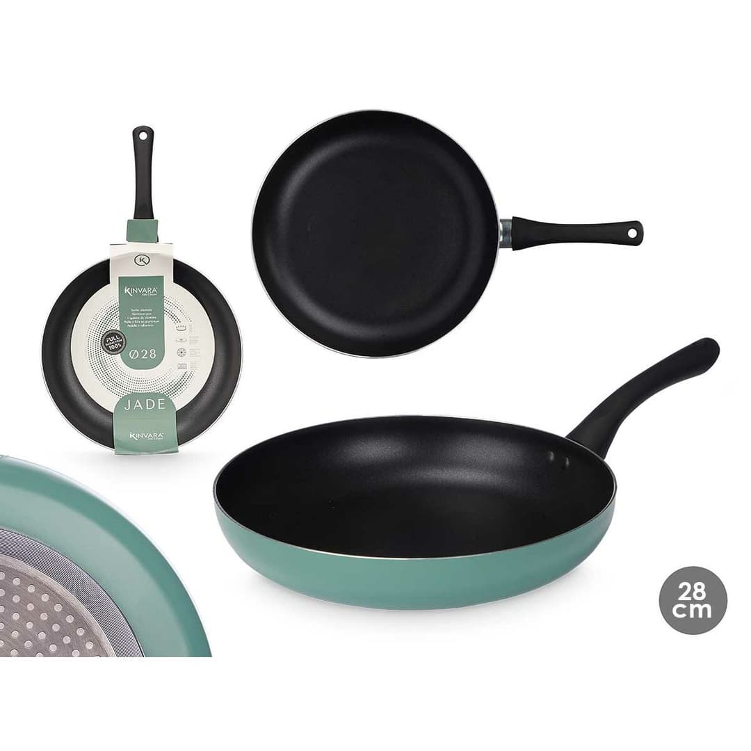 Non-stick frying pan Kinvara Green Aluminium Induction
