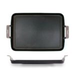 Flat grill plate Valira 4674/25 Black Metal