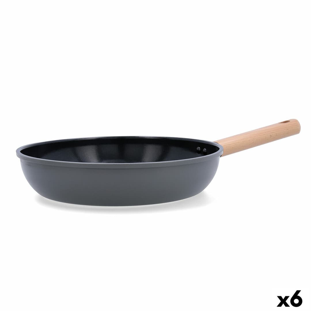 Pan Bidasoa Mia Grey Metal Ø 28 cm (6 Units)