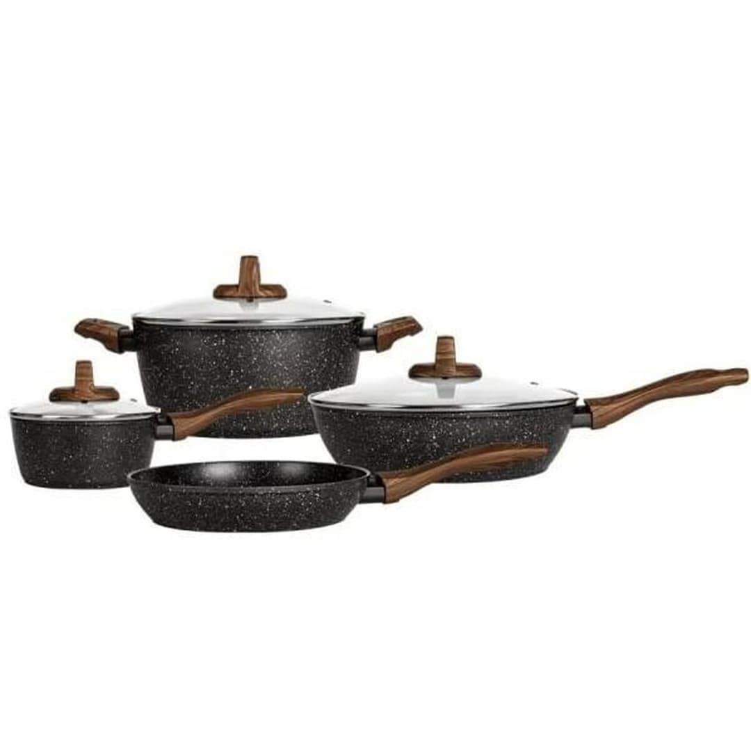 Pan Smile MGK-24 Wood Ø 24 cm Ø 16 cm Aluminium