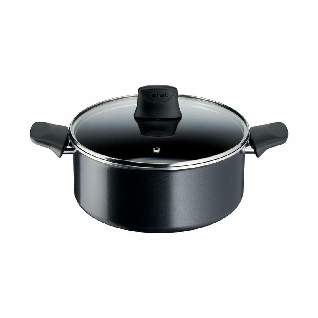 Pan Tefal FORCE BLACK 24C Black Aluminium