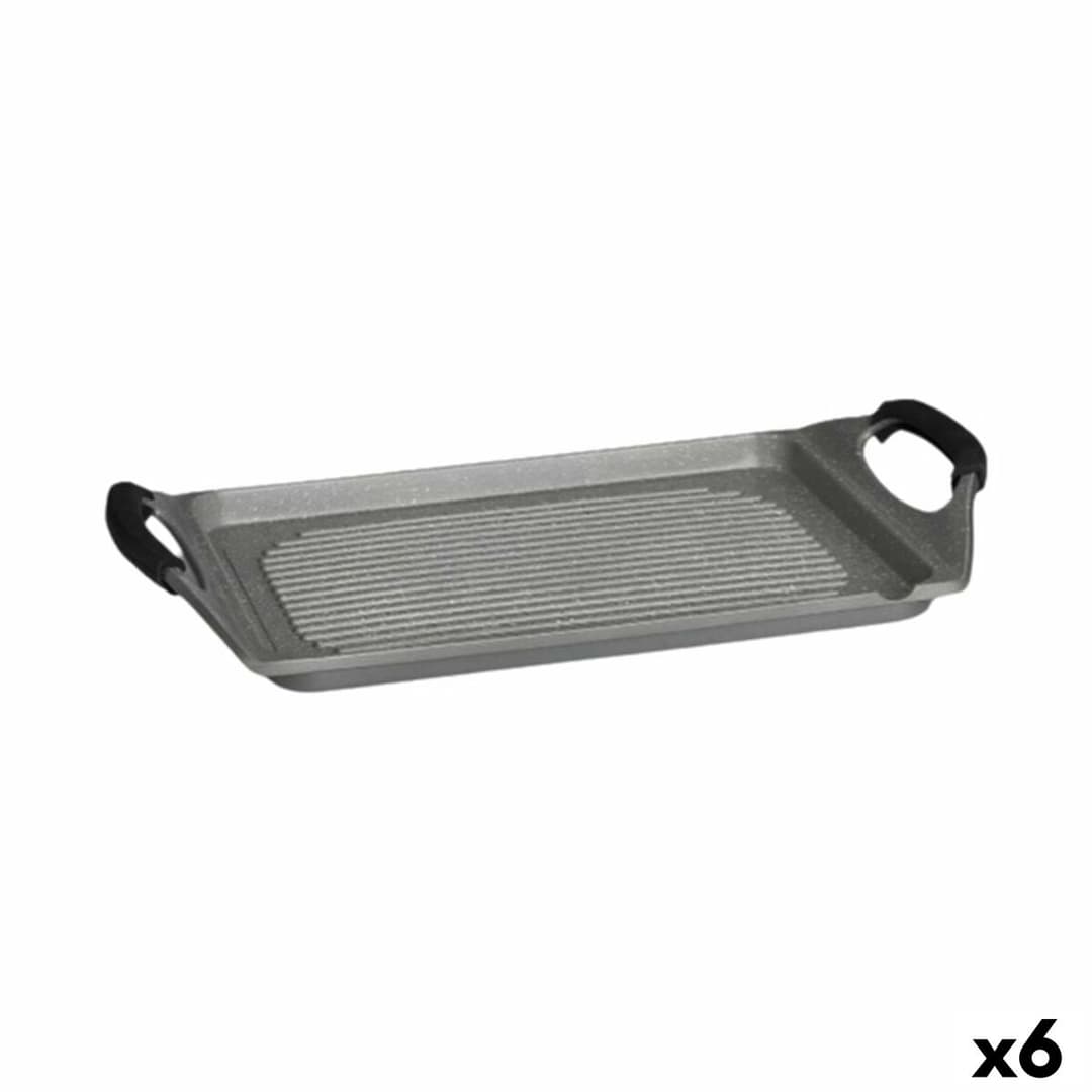 Barbecue Kinvara White Red Grey Silicone Aluminium 34 x 26 cm