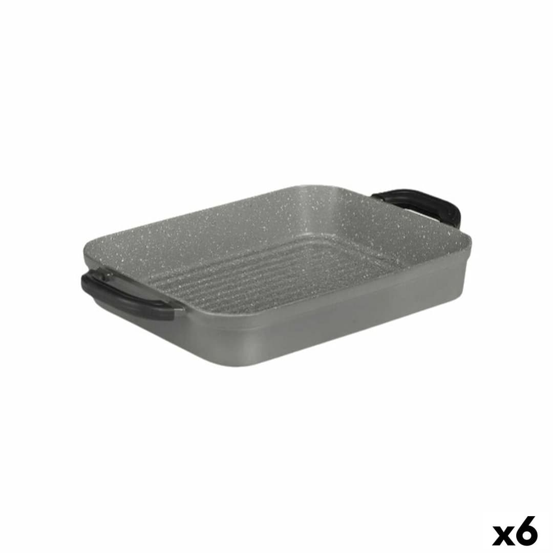 Barbecue Kinvara White Red Grey Silicone Aluminium 32 x 25 cm