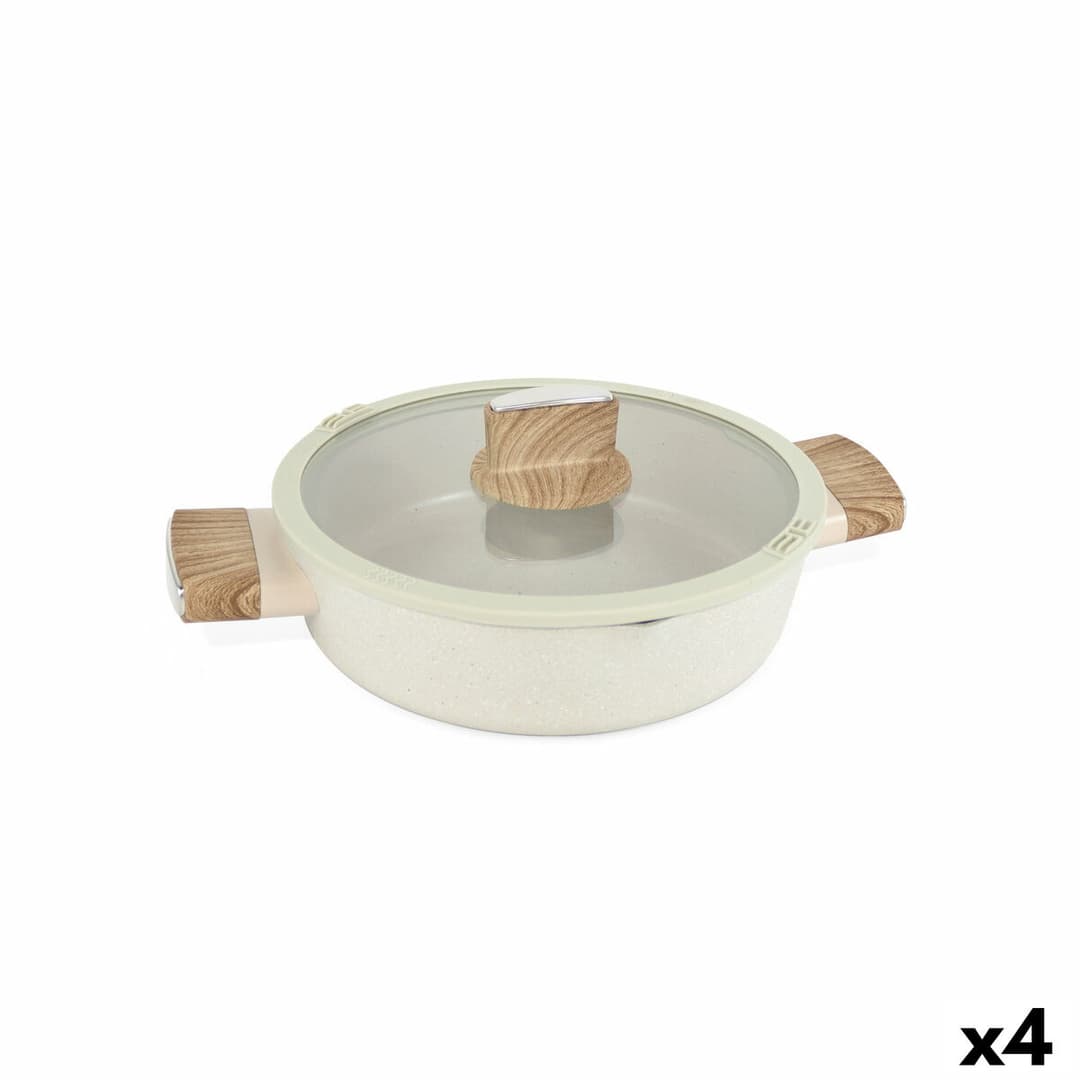 Casserole with lid Quttin Ecook 20 x 9 cm 2,8 mm (4 Units)