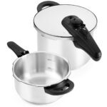 Pressure cooker BRA A185905 Stainless steel 4 L 6 L