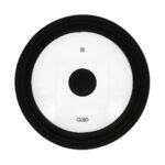 Pan lid Quid Ebano Black Glass Ø 28 cm