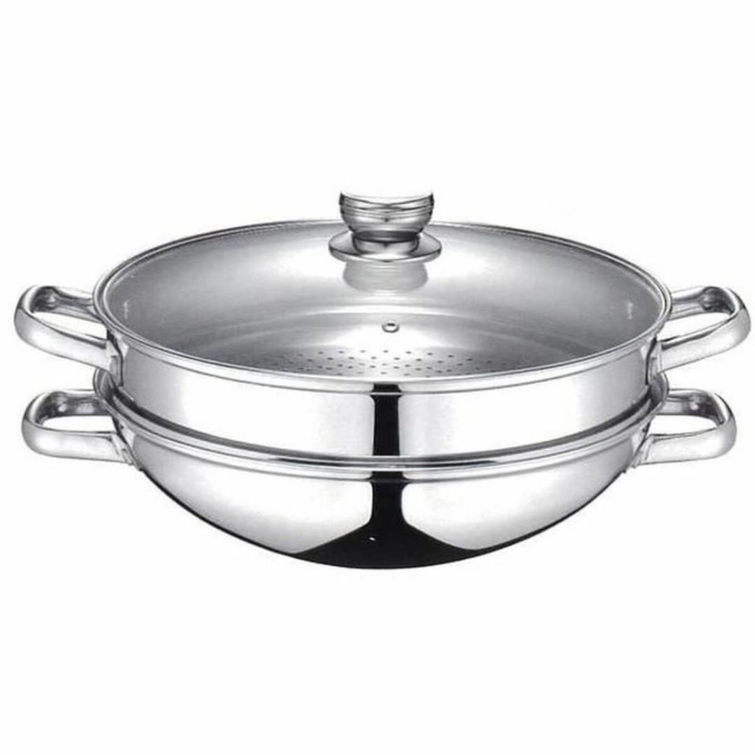 Wok Pan Baumalu Wok 2-en-1