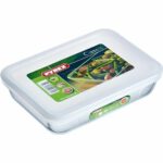 Tray with lid Pyrex 241P000/5016 White Transparent 800 ml