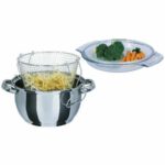 Frying pan with basket GSW Stainless steel Ø 22 cm Silver