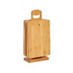 Set of chopping boards Vintage Coconut Brown 6,5 x 31 x 14 cm 14 x 31 x 6,5 cm Cutting board With support