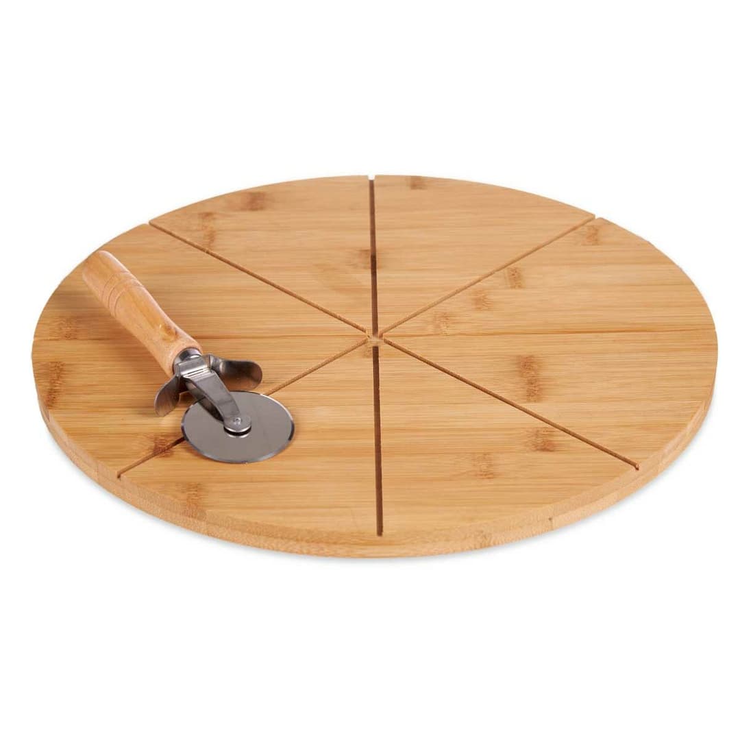 Cutting board Kinvara Brown 35,2 x 4 x 35,2 cm Pizza