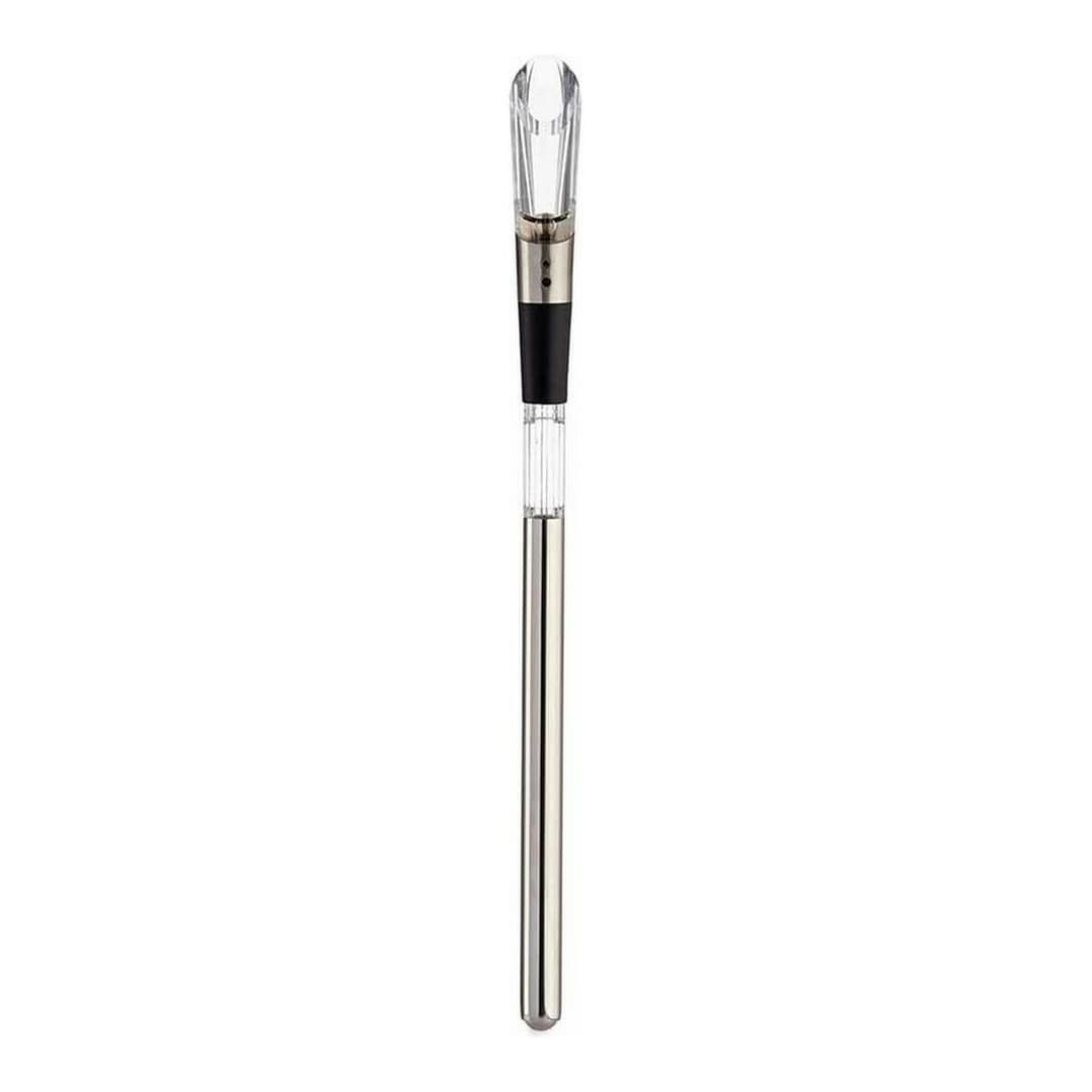 Bottle Cooler Kinvara White Black Transparent Steel Metal Stainless steel TPE Plastic Stainless steel /Wood 2,6 x 2,6 x 37 cm