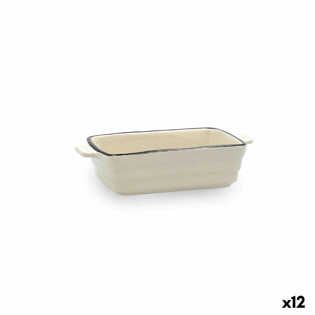 Saucepan Quid Cocco White Ceramic 16 x 9 x 4 cm (12 Units)