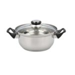 Casserole with lid Quid Habitat Steel 18 x 8,5 cm