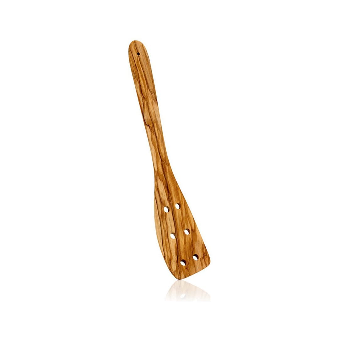 Cooking Spatula Metaltex Brown Natural Wood Olive Wood 30 cm
