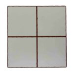 Table Mat Versa White Ceramic (20 x 20 cm)