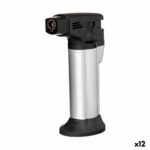 Kitchen Blowtorch Kinvara Black Silver 7,2 x 11 x 4 cm (12 Units)